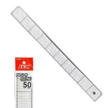 아톰 방안자 [50cm/R-50] 고급, 1개, 투명