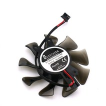4핀 2 케이블 GT720 730640 일반 GTX650ti 740 750 샤오미 검정색 그래픽 카드 팬, 한개옵션1, 한개옵션0