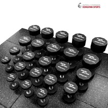 [동화스포츠] 바디포스 TPU 우레탄 10각 3kg~50kg 덤벨 홈짐 헬스장 아령, 25kg, 1개