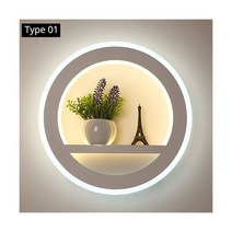 LED 벽등 조도 조절 가능 모던 침실 거실 벽조명 꽃과 타워 세그먼트 2.4G RF 리모콘 AC220V 29W, 옵션-01.Type 01, 옵션-01.Warm(14W) Cool(15W), No 디밍