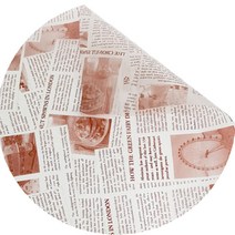 왁스페이퍼 샌드위치포장 무코팅 초코글씨 뉴스페이퍼 유산지 약250장