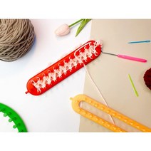 니팅룸 DIY 뜨개질 키트 가장쉬운 목도리 모자 만들기, 원형19cm