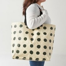 피어몰 이케아 장바구니 SACKKARRA 섹셰라 그린도트 36L 대용량, 상세페이지 참조