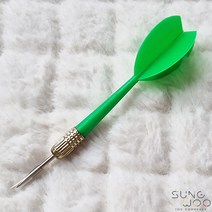6g 11cm 컬러다트핀 풍선다트, 그린, 풍선 100개입, 1개