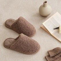 한샘 따뜻한 양털슬리퍼 브라운 L, 상세페이지 참조, 단일/상품