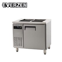 에버젠 간냉식 받드테이블(1200) 2도어 UDS-12RBDE-NSV 반찬냉장고 올스텐 디지털, 1층까지 배송