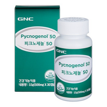 GNC 피크노제놀 50, 30캡슐, 2개, 30정