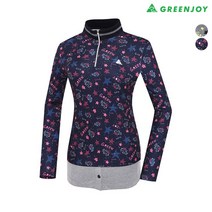 그린조이 여 로고프린트 메쉬 반지퍼_GP21KL72W