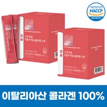 락토테미 스킨포유 저분자 피쉬콜라겐 스틱 3g X 30포 X 2개입 박스포장 식약처 해썹 제조, 3000mg/30포/2개입