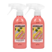 [음식냄새 싹!] 샤프란케어 냄새뺌 비누향 섬유탈취제 400ml X 2개, 방금 씻은 비누향