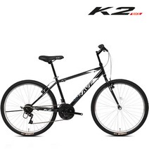 2023 케이투바이크 MTB자전거 레이브GS 26인치 21단, 매트블랙