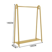 행거 스탠드 옷걸이 옷가게 이동식 철제 드레스룸 인테리어, L