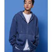 TRAVEL 로케이티드 마운틴 피그먼트 후드 집업 블루 섀도우 LOCATED MOUNTAIN PIG남성 남자T HOOD ZIP-UP SHADOW