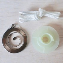 충전체인톱 소형전기톱 체인톱 Zenoah Komatsu G2500 용 스타터 풀리 스프링 수리 키트 리코일 중국어 25cc, 한개옵션0