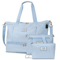 ETRONIK 운동 헬스 체육관 휴대용 가방 경량 짐가방 더플백 크로스백 스포츠, Blue