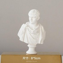 그리스 신화 입상 데이비드 초상화 흉상 미니 석고 동상 드로잉 연습 공예 조각 북유럽 장식, A