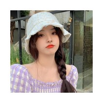 와이케이하우스 여름 얇은 얼굴 작은 바람 틈새 일본 어부 모자 여성 야생 그물 빨간 복고풍 양동이 조수_69399