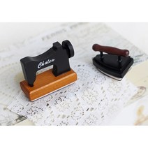 고급스러운 다이어리 꾸미기용 미니어처 도장 스탬프찍기 깔끔한, 다리미