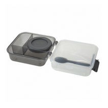 스냅락 투고 런치플러스 2단 샌드위치 박스, 1개, 그레이