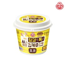 오뚜기 달걀 하나 톡 넣는 쌀컵케이크 초코, 60g, 6개