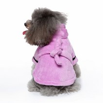 도그월드 강아지 고양이 샤워가운 4color, 보라