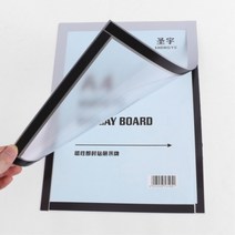 키알리 실버 벽면 부착 아크릴 자석 게시판 광고 알림판 표지판 안내판 A6 A5 A4 A3 A2, 제품선택