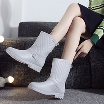 비올때 신발 발편한 성인 슈즈 패션 고무장화 발목 레인 장화 부츠