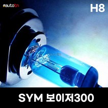 ab 모카 [SYM 보이저300] 제논라이트 H8 35W 블루화이트, 1개, H8 1개