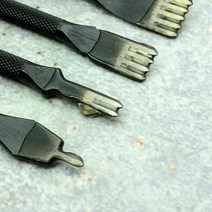 가죽공예 도구 - 세이와 프로 다이아몬드 치즐 *사이즈 날 선택*, 5mm-6날