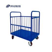 바스켓 핸드카트 사륜망카 기본 핸드카트 병원 수레