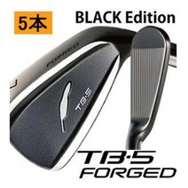 즉 포틴 TB-5 포지드 블랙 에디션 아이언 5 개 (6 번 ~ P) 세트 FS-90i 블랙 스틸 허드라스 수량