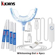 치아 미백기 개구기 케이스 LED 겔 교정용, 1Subject 4Gel_CHINA, 02 1Subject  4Gel
