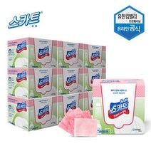 1박스 원데이수세미 스카트 뽑아쓰는수세미 30매x9팩, 1개, 1개