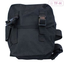 전술 가스 마스크 부착 파우치 보관 가방 팩 다리/벨트/몰리 높이 29 Cm 너비 15 두께 12, 01 BK