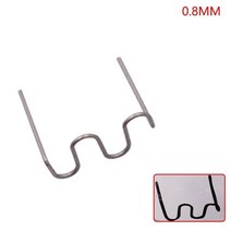 휴대용 가정용 용접기 레이저 아크 스팟 전기 용접기 100pcs 0.8mm 0.6mm 플라스틱 에 대 한 핫 스테이플러 스테이플 자동차 플라스틱 수리 기계 용접 와이어 자동차, 0.8mm 웨이브