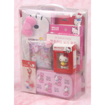 산리오 헬로키티 랜덤 문구세트 키링 피규어 포토카드앨범, S Type