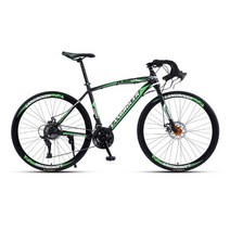 로드자전거 700C High carbon steel Road Bike 21 Speeds Double Disc Brake Bcycles for Adults Man Woman, 03 Black_01 26 inch_03 30