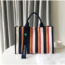 여자 골프 토트백 여성 캔버스 라운딩 연습장 숄더백 여행용 가방 대용량 L사이즈 34cm x 25cm