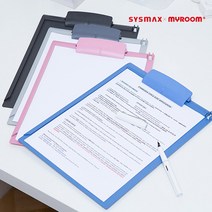 클립보드 메뉴판 방명록 책 받침 결제 서류 파일철 바인더 투명 테이블 A4, 블랙, 색상