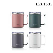 락앤락(Lock&Lock) 락앤락 하우스머그컵 370ml / LHC4297 보온보냉컵, 락앤락 하우스머그컵 370ml 핑크