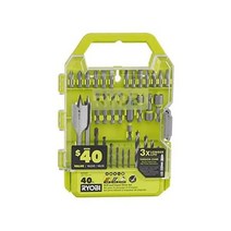 Ryobi A98401 드릴 및 임팩트 드라이브 세트 40개