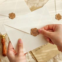 실링왁스 인장 청첩장 초대장 결혼 답례품 스티커_ 94590EA, 5실링스티커-위드러브