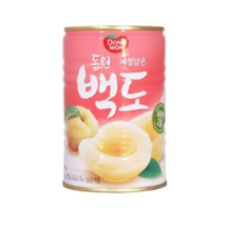 동원 백도 복숭아 통조림, 400g, 5개