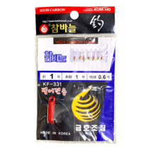 금호조침 참바늘빙어채비(바늘7개) 1호