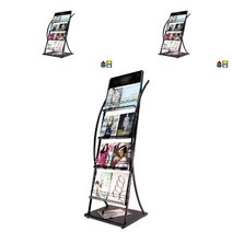 카다로그 스탠드 A4기준 2열4단 CS-312L 책진열대 책진열 브로셔거치대