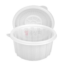 미니 탕용기 JH 158파이 중 850ml 200세트 PP 반투명 삼계탕용기, 단품, 단품