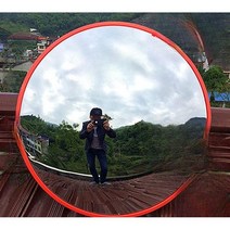 도로반사경 아크릴 주차장안심 거울 옥외 회전 충돌방지, 실내광각렌즈60cm