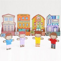 민화샵 핸드폰거치대 걱정인형만들기 (인형2세트), 1개, 카페
