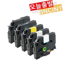 브라더 PT-P300BT PT-D600 PT-P700 PT-P900W PT-D200 라벨지 라벨테이프 라벨프린터기 호환, 녹색바탕/검정글자 (TZe-761), 36mm