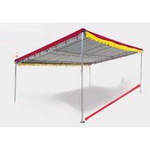 주차장 텐트 야외 간이 차고지 캐노피 행사용 천막, 3m x 6m (비계+지붕보) 다리 4개
